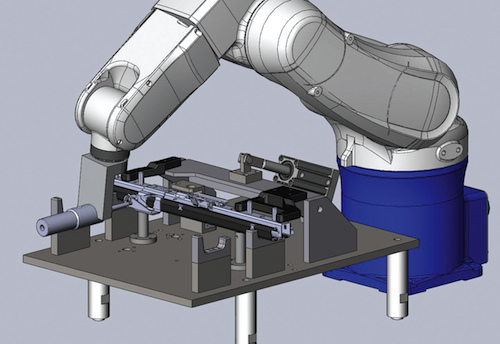 Robotic Greese Application Machine
